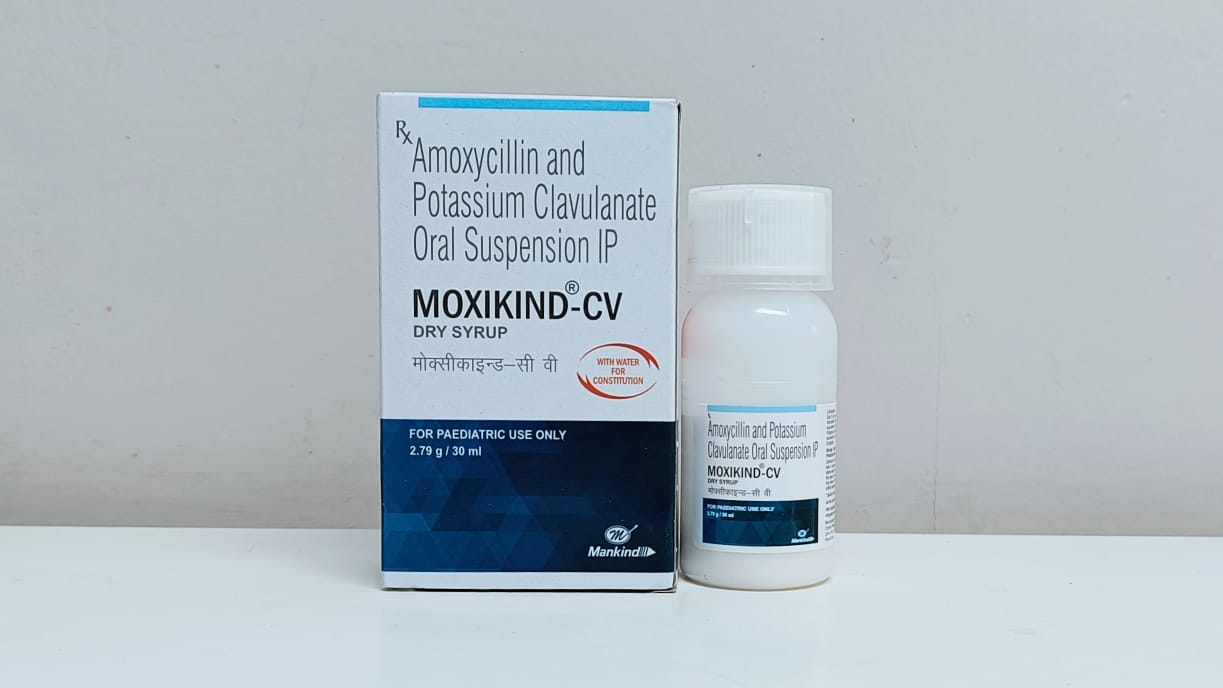 Moxikind-CV Dry Syrup in Hindi: उपयोग, दुष्प्रभाव, सावधानियां