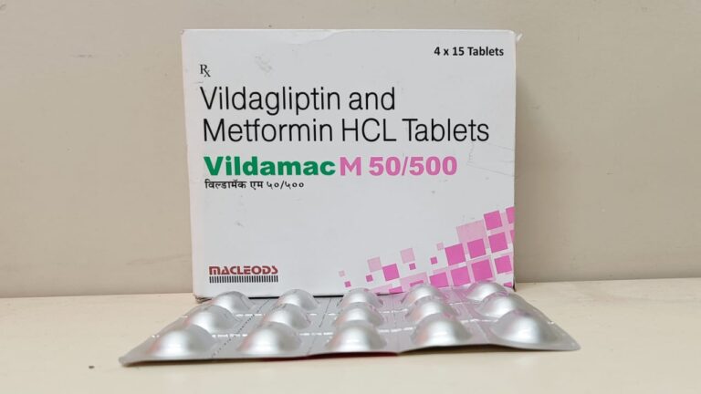 Vildamac M 50/500 Tablet Hindi